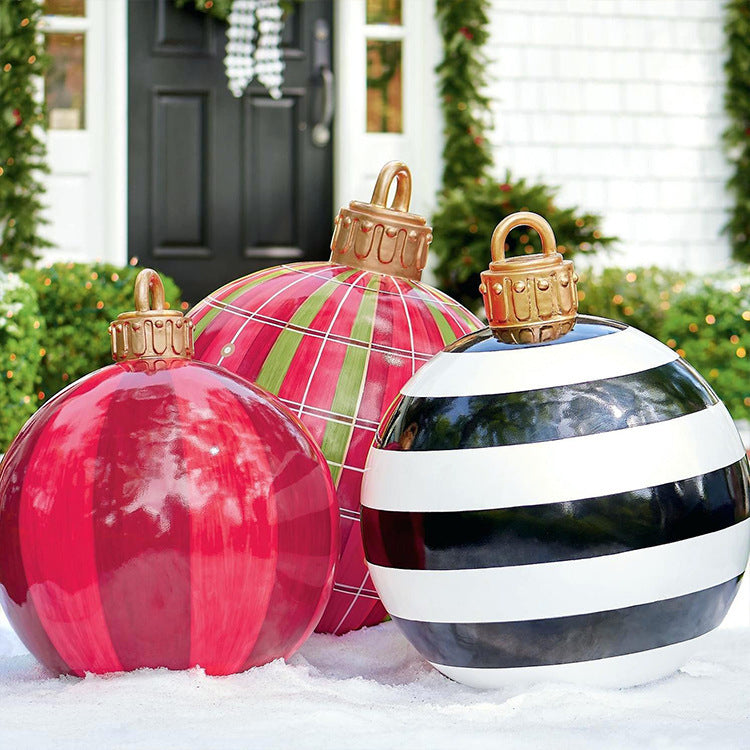 Inflatable Christmas Ornament Ball for Outdoor