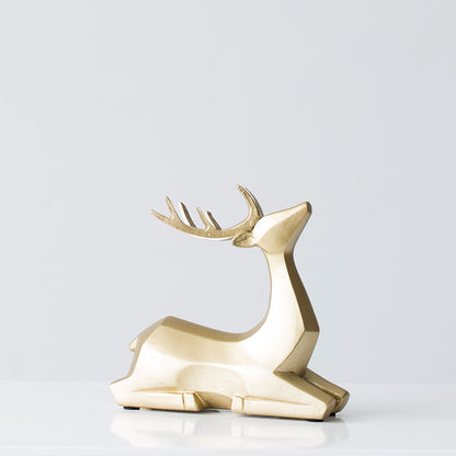 Christmas Deer Figurine Decor