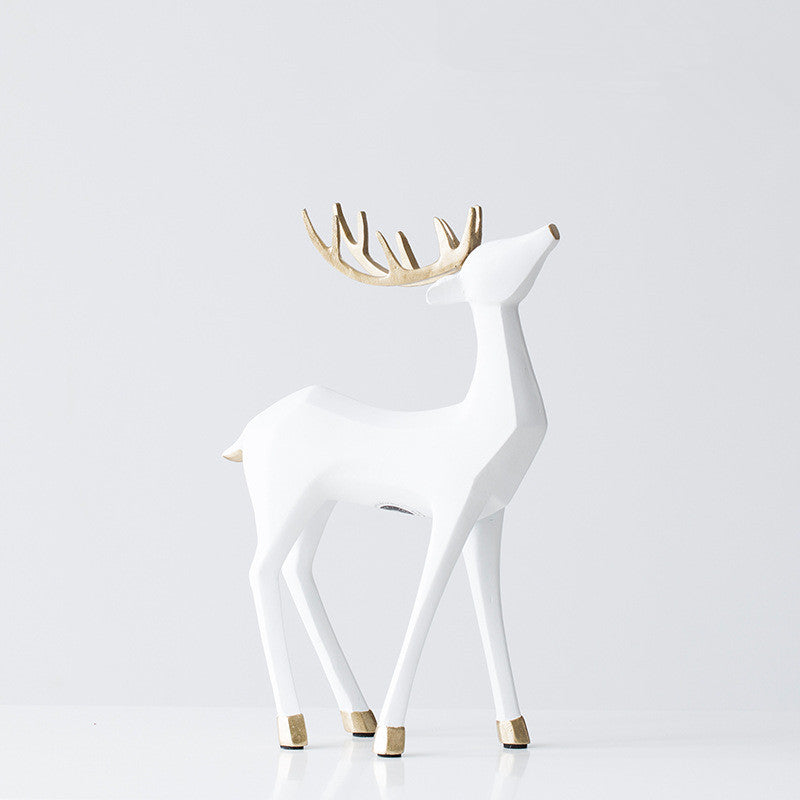 Christmas Deer Figurine Decor