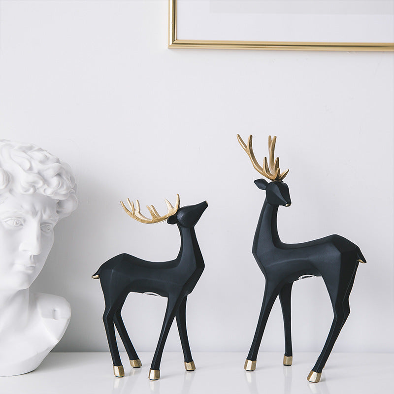 Christmas Deer Figurine Decor