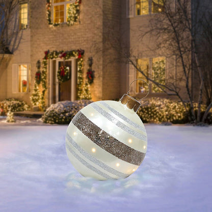 Inflatable Christmas Ornament Ball for Outdoor