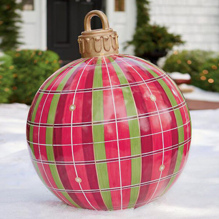 Inflatable Christmas Ornament Ball for Outdoor