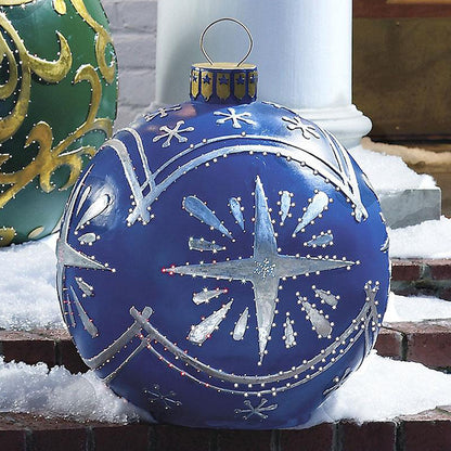 Inflatable Christmas Ornament Ball for Outdoor