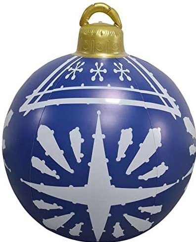 Inflatable Christmas Ornament Ball for Outdoor