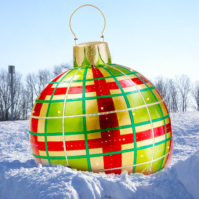 Inflatable Christmas Ornament Ball for Outdoor