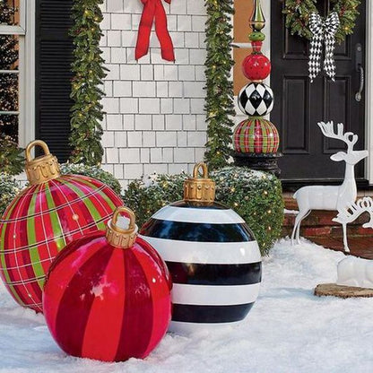 Inflatable Christmas Ornament Ball for Outdoor