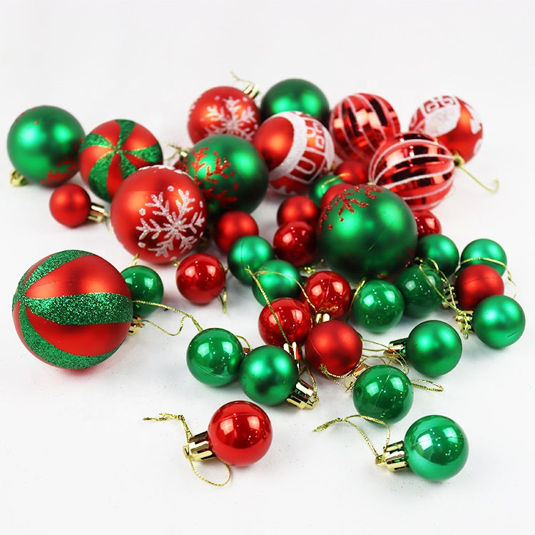 42 pcs christmas Ornament Set